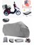 Arora Tdr 601 Sz Arka Çanta Uyumlu (Gri) Motorsiket Brandası Motor Örtüsü Çadır Su Geçirmez Motosiklet Kılıfı Motor Brandası 1