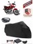 Arora Ar 125-43 Yebere Siyah Arka Çanta Uyumlu Motorsiket Brandası Motor Örtüsü Çadır Su Geçirmez Motosiklet Kılıfı Motor Brandası 1
