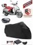Arora Mojito Pro S Siyah Arka Çanta Uyumlu Motorsiket Brandası Motor Örtüsü Çadır Su Geçirmez Motosiklet Kılıfı Motor Brandası 1
