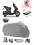 Piaggio Nrg Power 50 Arka Çanta Uyumlu (Gri) Motorsiket Brandası Motor Örtüsü Çadır Su Geçirmez Motosiklet Kılıfı Motor Brandası 1