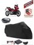 Honda Forza 750 Siyah Arka Çanta Uyumlu Motorsiket Brandası Motor Örtüsü Çadır Su Geçirmez Motosiklet Kılıfı Motor Brandası 1