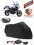 Kawasaki Kle 650 Versys Siyah Arka Çanta Uyumlu Motorsiket Brandası Motor Örtüsü Çadır Su Geçirmez Motosiklet Kılıfı Motor Brandası 1