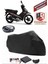 Kuba Reiz 50 Siyah Arka Çanta Uyumlu Motorsiket Brandası Motor Örtüsü Çadır Su Geçirmez Motosiklet Kılıfı Motor Brandası 1