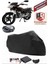 Mondial 125 Mx Grumble Siyah Arka Çanta Uyumlu Motorsiket Brandası Motor Örtüsü Çadır Su Geçirmez Motosiklet Kılıfı Motor Brandası 1