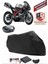 Ducati 848 Evo Siyah Arka Çanta Uyumlu Motorsiket Brandası Motor Örtüsü Çadır Su Geçirmez Motosiklet Kılıfı Motor Brandası 1
