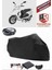 Mondial Speedy 110 Siyah Arka Çanta Uyumlu Motorsiket Brandası Motor Örtüsü Çadır Su Geçirmez Motosiklet Kılıfı Motor Brandası 1