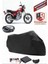 Suzuki Gn 125 Siyah Arka Çanta Uyumlu Motorsiket Brandası Motor Örtüsü Çadır Su Geçirmez Motosiklet Kılıfı Motor Brandası 1