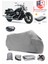 Suzuki Vz 800 Intruder M800 Arka Çanta Uyumlu (Gri) Motorsiket Brandası Motor Örtüsü Çadır Su Geçirmez Motosiklet Kılıfı Motor Brandası 1