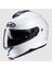 C91N Çene Açılır Motosiklet Kaskı Inci Beyaz 1