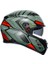 Motosiklet Kaskı K3 Mplk Decept Mat Blk Green Red 2