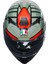 Motosiklet Kaskı K3 Mplk Decept Mat Blk Green Red 9