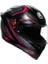 Motosiklet Kask K1 S E2206 Sling Matt Black Pink 1