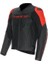 Racing 5 Black Red Fluo Korumalı Deri Motosiklet Mont 1
