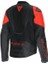 Racing 5 Black Red Fluo Korumalı Deri Motosiklet Mont 2