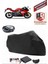 Yuki Taro 250R Siyah Arka Çanta Uyumlu Motorsiket Brandası Motor Örtüsü Çadır Su Geçirmez Motosiklet Kılıfı Motor Brandası 1