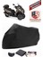 Peugeot Metropolis 400 Motor Brandası Siyah Motorsiket Brandası Motor Örtüsü Çadır Su Geçirmez Motosiklet Kılıfı Motor Brandası 1
