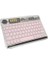 ZR612 Rgb Şeffaf Pembe Bluethooth Klavye 1