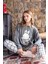 Kadın Termal Uzun Kol Pijama Takımı 30062 Gri 4