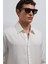 Ekru Teknik Regular Fit Erkek Gömlek 3
