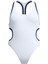 Jetstream Solid Bound Cut Out Kadın Yüzücü Mayosu 8
