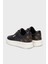 Welli 4g Logolu Deri Sneaker Ayakkabı FLFWLLPEL12 Bayan Ayakkabı Flfwll PEL12 Blkbr 4