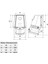 IP44 Cee Norm 4/16A 90 Derece Eğik Duvar Priz 380V - 450V BC1-1504-2535 2