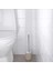 2'li Banyo Seti - Banyo Çöp Kutusu / Kovası 3 Lt ve Tuvalet Fırçası 38CM - Bej 3