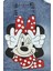 1-5yaş Kız Çocuk Kot Jile Minnie Mouse Baskılı Denim Elbise 5