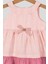 Kız Bebek/çocuk Fiyonklu Yazlık Elbise %100 Pamuk 2