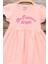 Kız Çocuk Baskılı Kısa Kollu Penye Elbise Yazlık 2