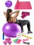 13 Lü Pilates Seti Topu 3 Lü Pilates Bandı Lastiği Dambıl Minder Atlama Ipi Ağırlık Kum Torbası 3