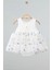 Lavanta Desenli Tüllü Elbise Üstü Fitilli Kolsuz Yazlık Alttan Çıtçıtlı Bodyli Kız Çocuk 3
