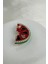 Altın Sarısı Kırmızı Taşlı Karpuz Broş (4cm) 1