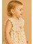 Kız Bebek Vintage Zarif Dantel Yaka Detaylı Çiçek Desenli Elbise Yazlık Şık Model 3-6-9-12-18-24AY 2
