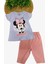 Kız Çocuk Minnie Mouse Baskılı Taytlı Alt Üst 2'li Takım Yazlık Kısa Kollu 1