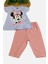 Kız Çocuk Minnie Mouse Baskılı Taytlı Alt Üst 2'li Takım Yazlık Kısa Kollu 2