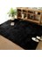 Yumuşak Modern Peluş Kaymaz Salon Oturma Çocuk Yatak Odası Mutfak Antre Siyah 3