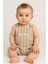Bebek/çocuk Tavşan Nakışlı Ham Keten Kumaş Tulum Yazlık Kolsuz 0-3-6-9-12AYLIK 1