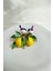 Sarı Limon ve Yaprak Detay Kuşlar Broş (4cm) 2