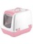 Litae Trend Mikopet Küçük Kapalı Kedi Tuvaleti Pembe 1