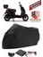 Falcon Techno 50 Efı Siyah Motorsiket Brandası Motor Örtüsü Çadır Su Geçirmez Motosiklet Kılıfı Motor Brandası 1
