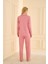 Kadın Sandy Genç Önden Düğmeli Pijama Takımı | Pudra 19103-558 4