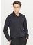 Slim Fit Klasik Yaka Siyah Erkek Gömlek ACE020261535_SYH 1
