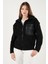 Regular Fit Klasik Yaka Göğüs Cep Detaylı Peluş Hırka Polar Bayan Polar 5866437 3