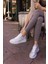 Jacib Kadın Gumus Saten Sneaker 4