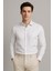 Erkek Beyaz Su ve Leke Itici Nanocare Pamuk Saten Ütü Istemeyen Slim Fit Casual Gömlek 1