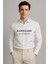 Erkek Beyaz Su ve Leke Itici Nanocare Pamuk Saten Ütü Istemeyen Slim Fit Casual Gömlek 2