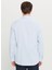 Tailored Fit Klasik Yaka Açık Mavi Erkek Gömlek ACE020261603_AMV 5