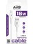 18W 3.0A Hızlı Şarj Usb-A To Lightning Uyumlu Kablo 1 Metre – Dayanıklı ve Güvenli 1