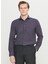 Tailored Fit Italyan Yaka Antrasit Erkek Gömlek ACE020261606_ATR 1